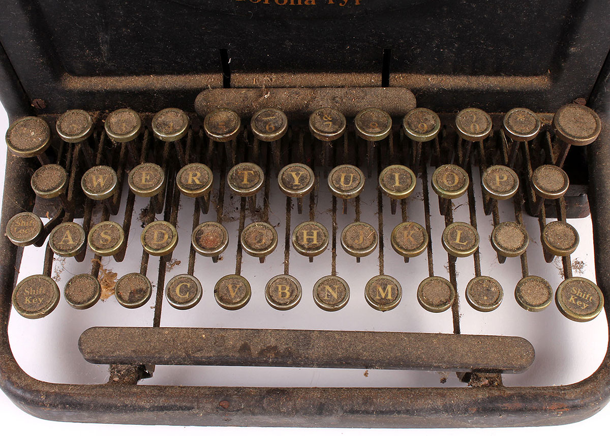 Antique LC Smith & Corona Typewriter