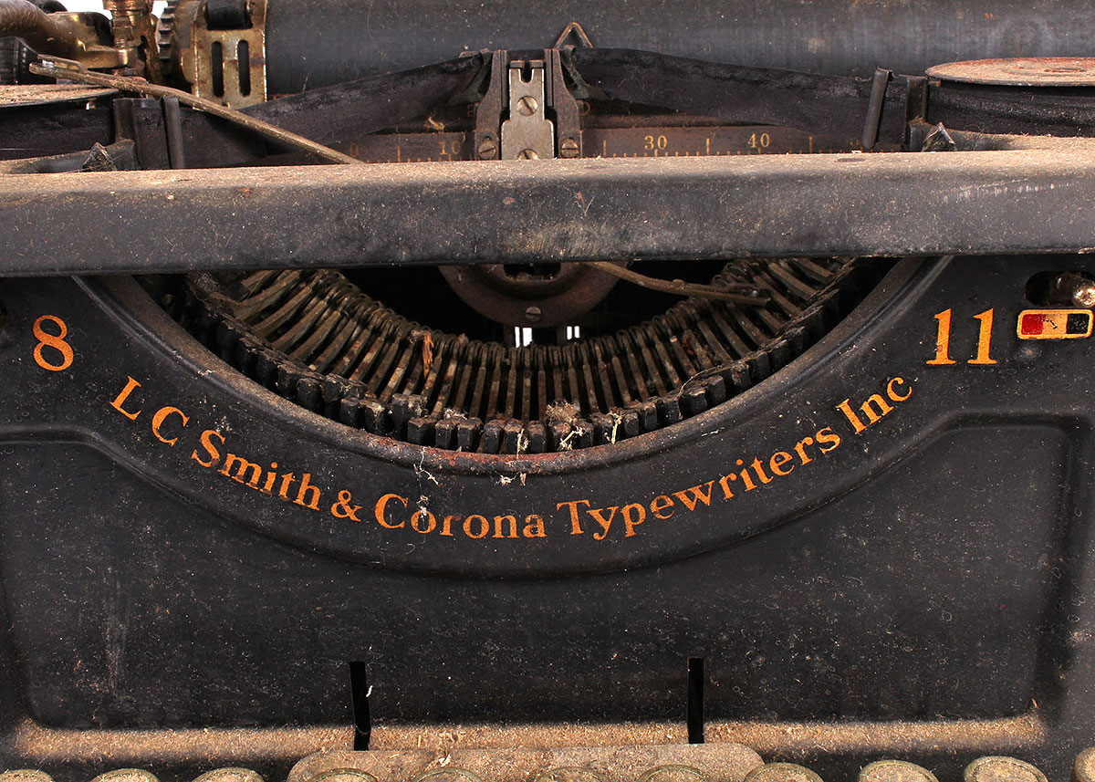 Antique LC Smith & Corona Typewriter