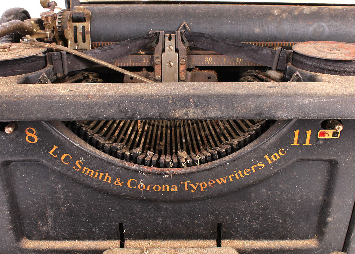 Antique LC Smith & Corona Typewriter