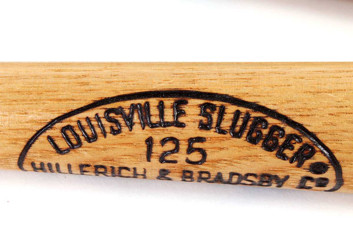 Three Louisville Slugger Hillerich & Bradsby Co Mini Bats
