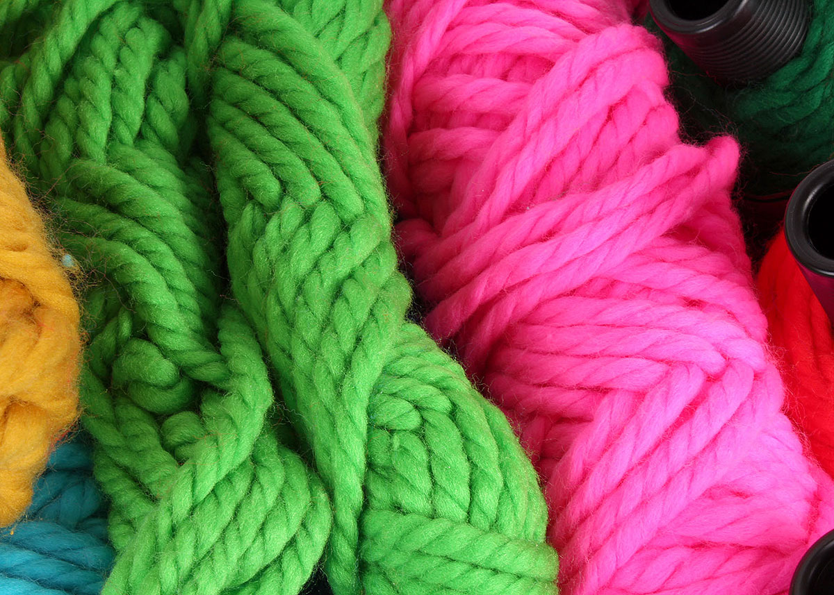 Vintage Acrylic Macrame Yarn