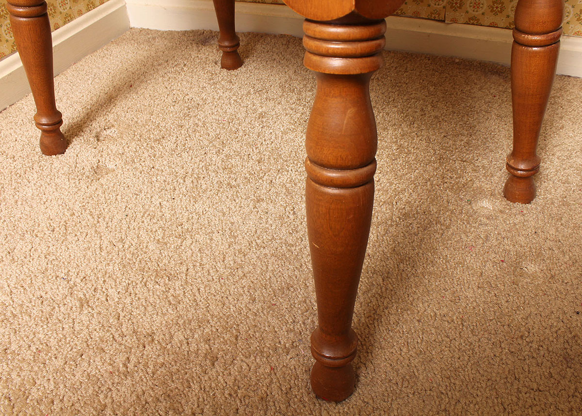 Small Oak Storage Table