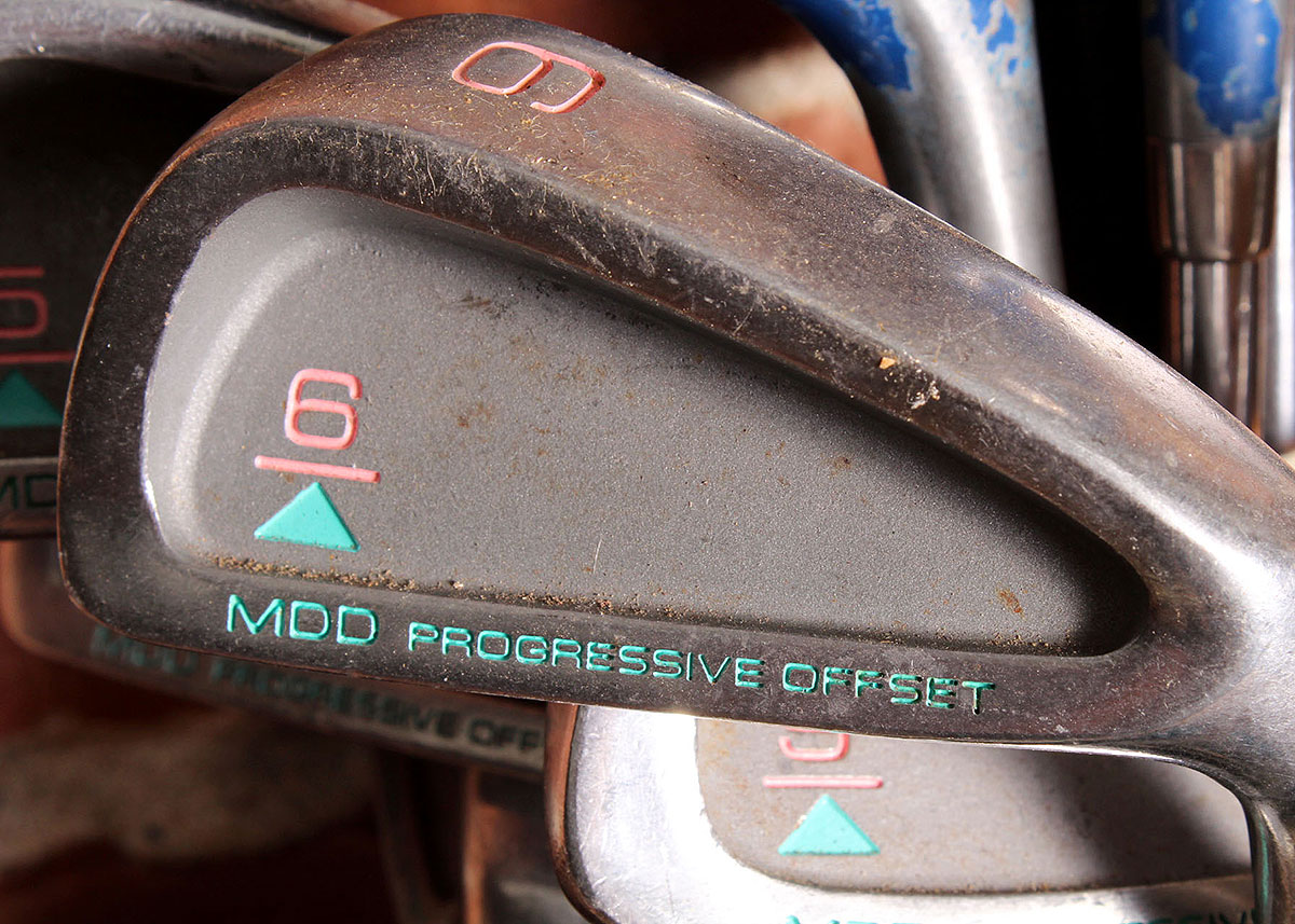 Women's Vintage Golf Bag and Clubs Set