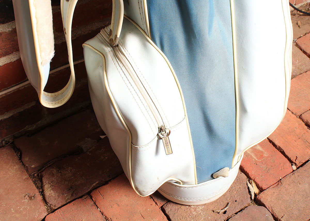 Women's Vintage Golf Bag and Clubs Set