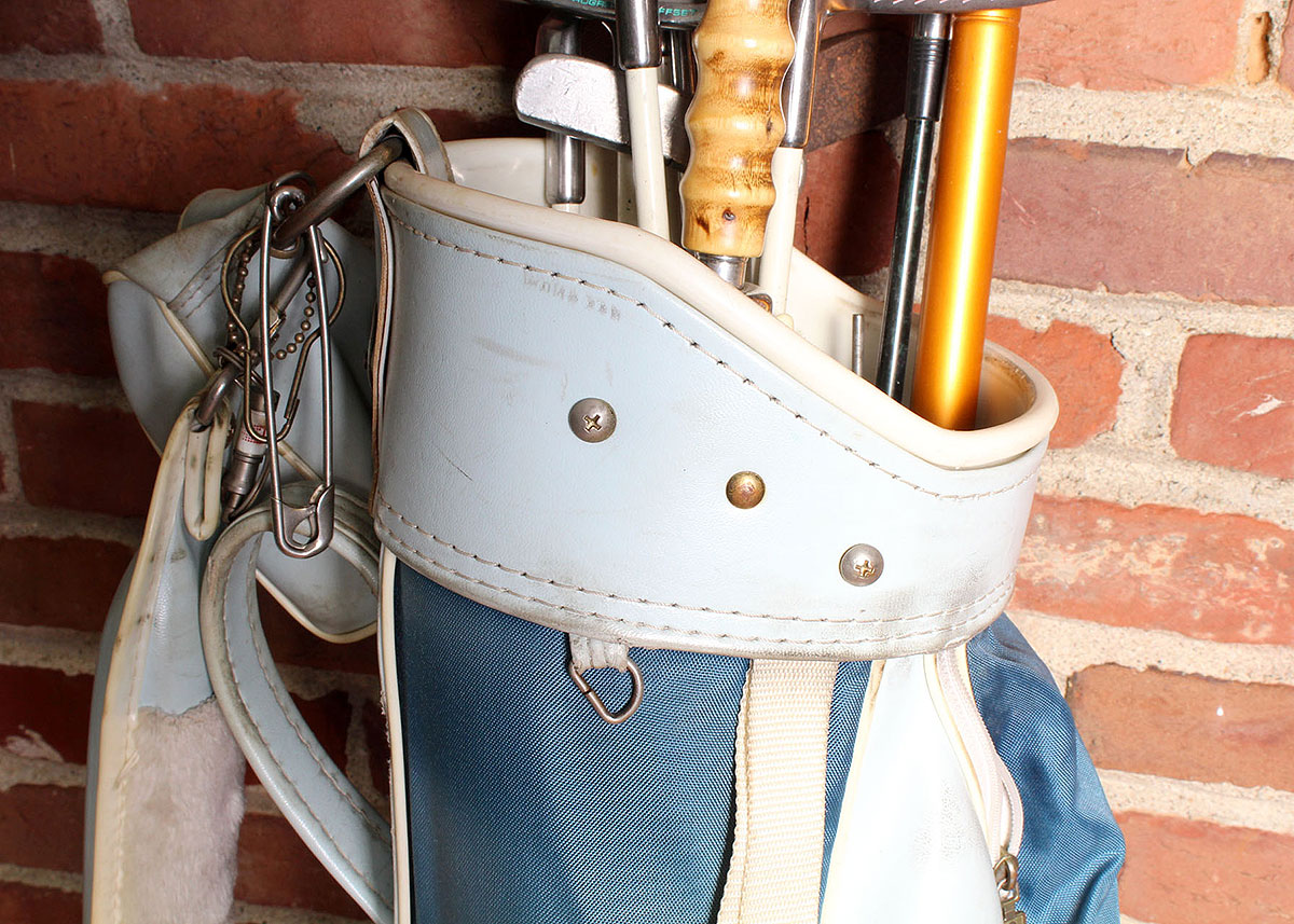 Women's Vintage Golf Bag and Clubs Set