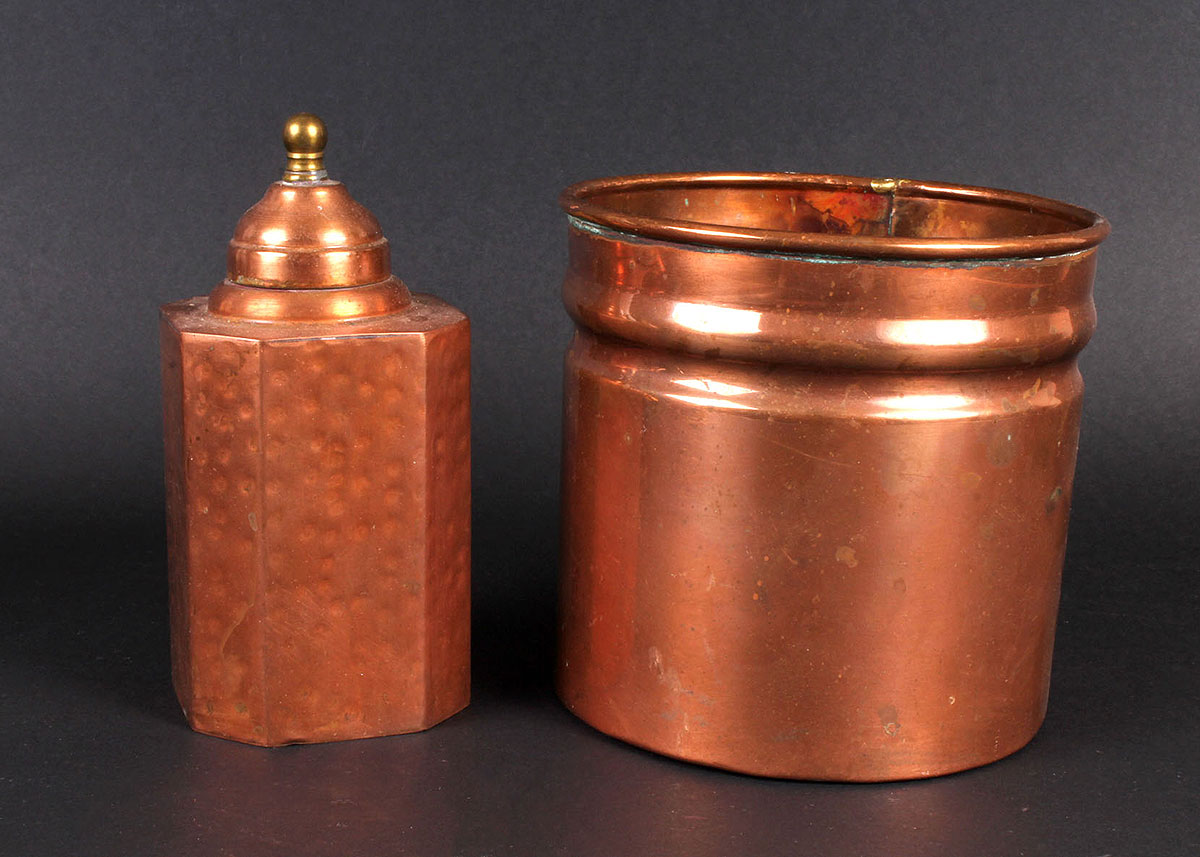 Copper and Copper Tone Metal Decor