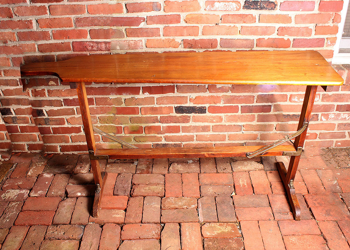 Antique Oak Ironing Board