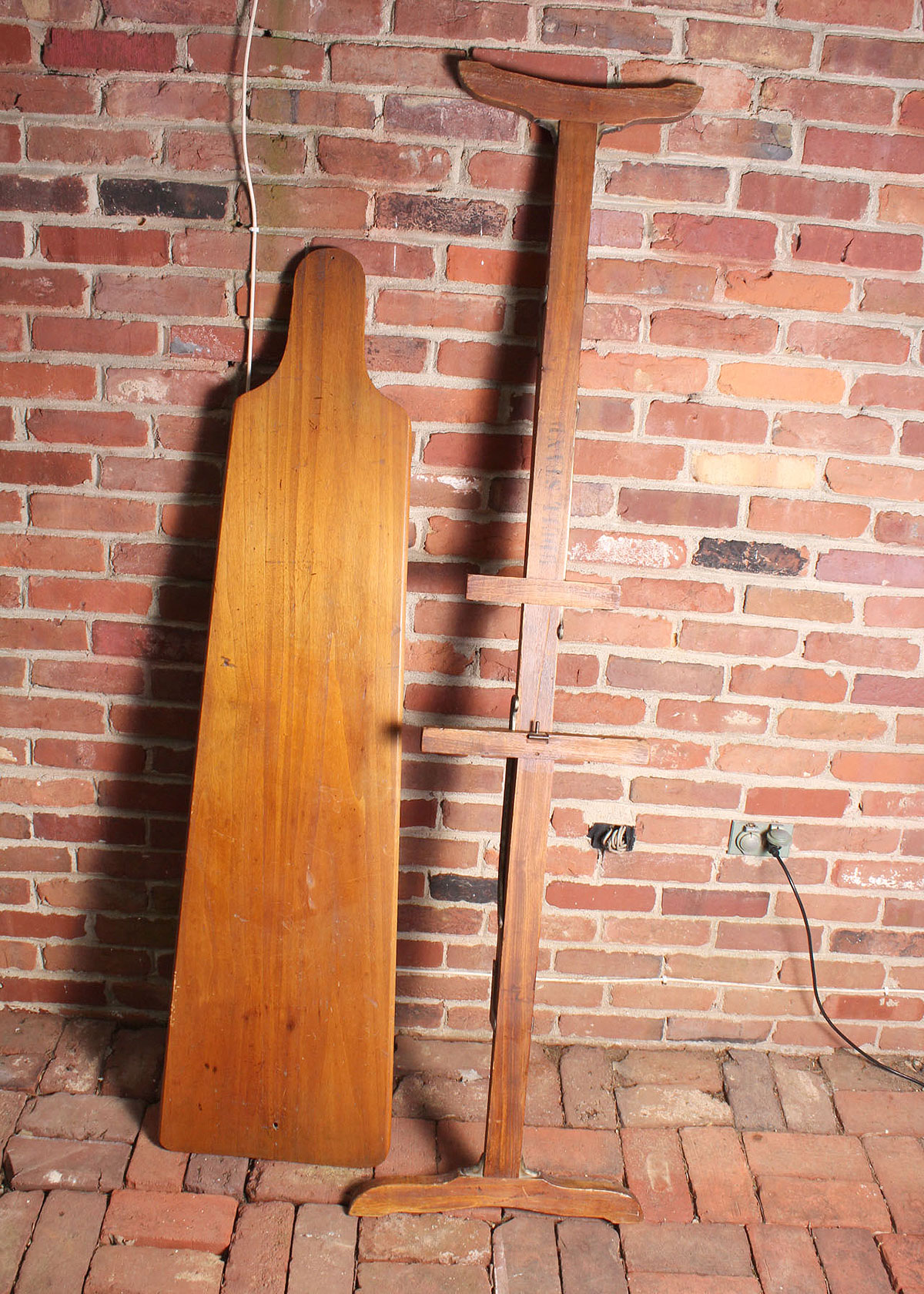 Antique Oak Ironing Board
