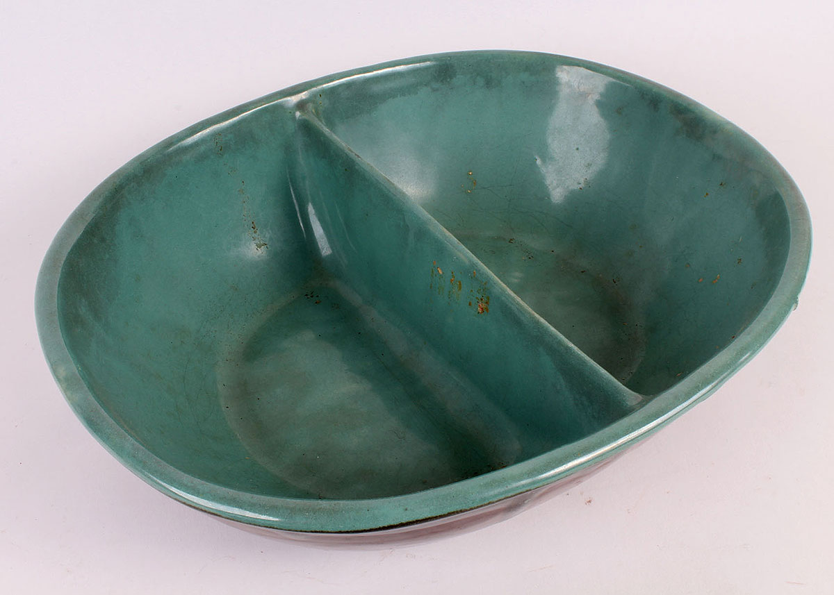 Turquoise and Brown Stoneware Set