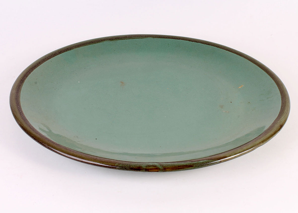 Turquoise and Brown Stoneware Set