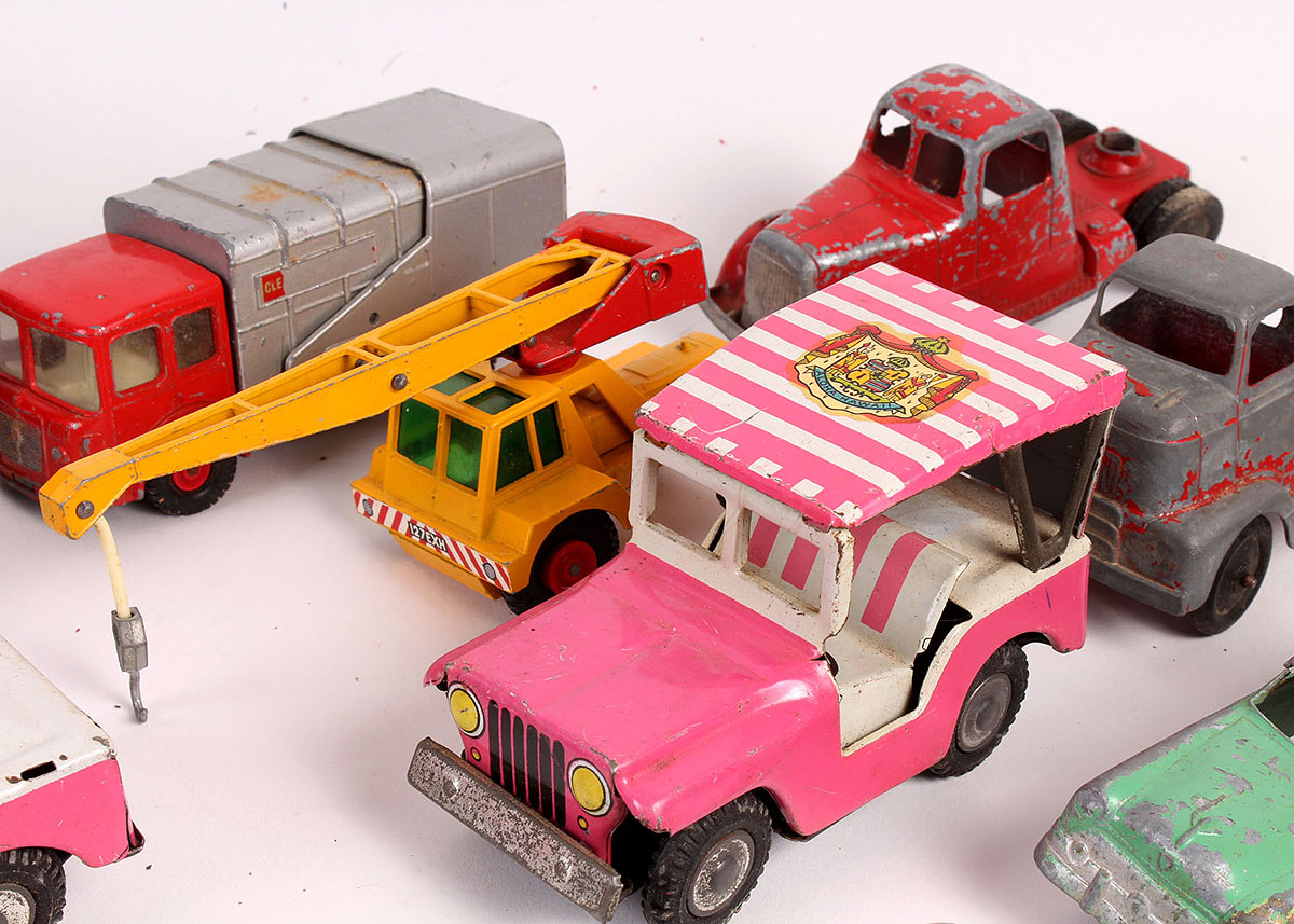 Vintage Die-Cast Metal Toy Cars