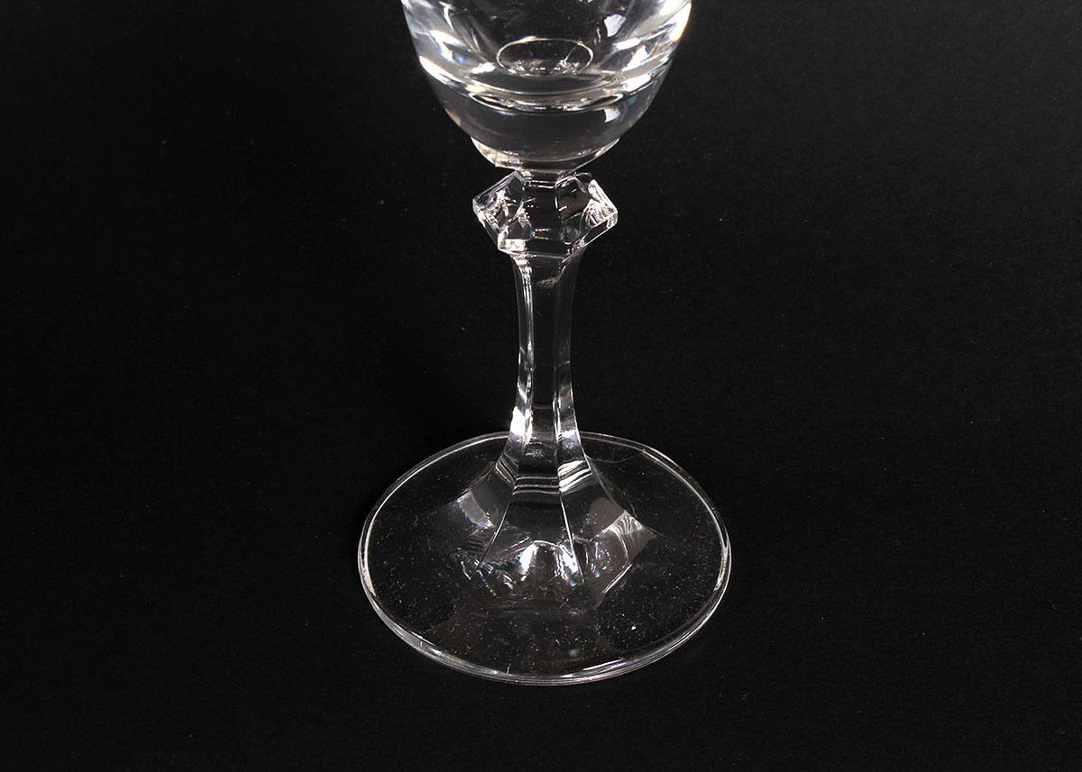 Two Crystal Champagne Glass Sets