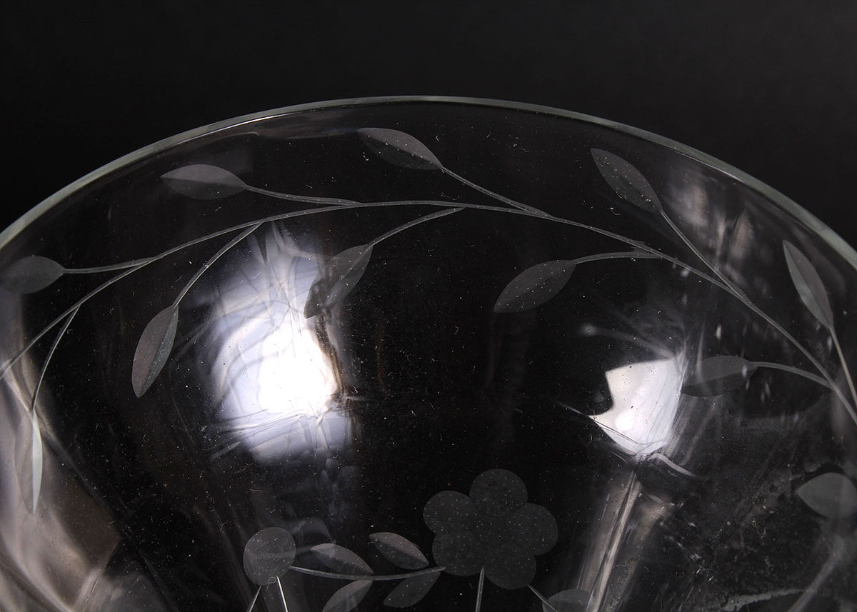 Two Crystal Champagne Glass Sets