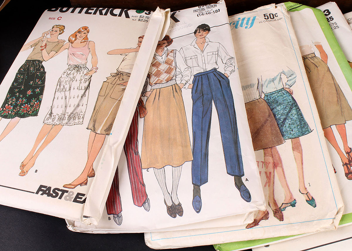 Vintage Clothing Patterns Assortment