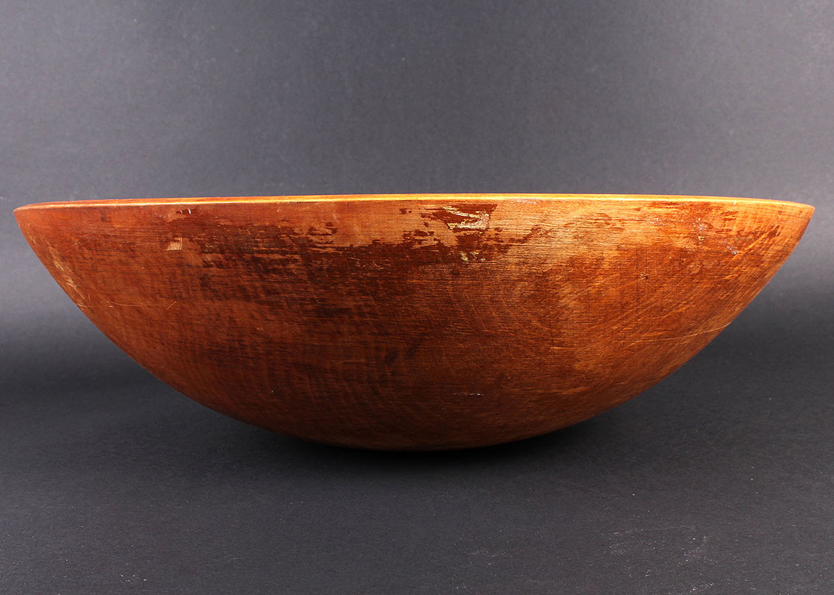 Vintage Woodcroftery Wood Salad Bowl