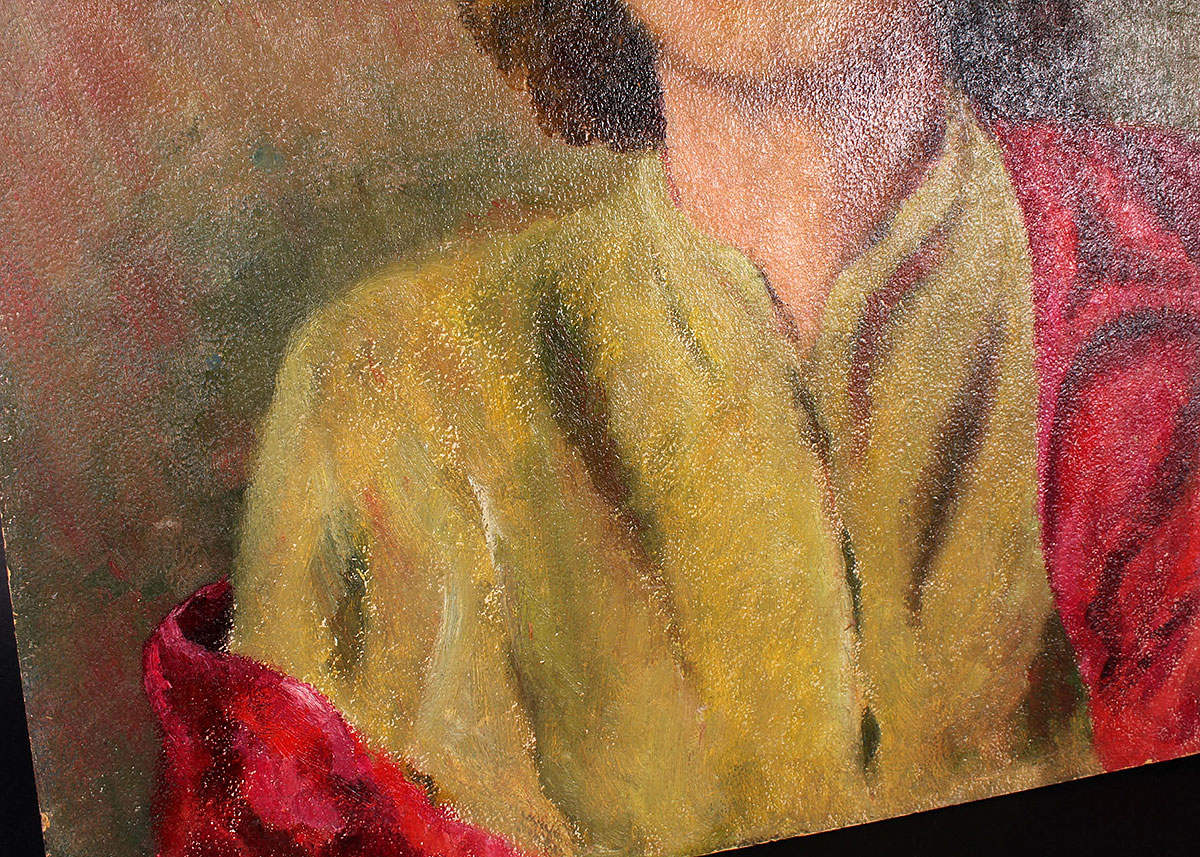 Pair of Oil Portrait Paintings