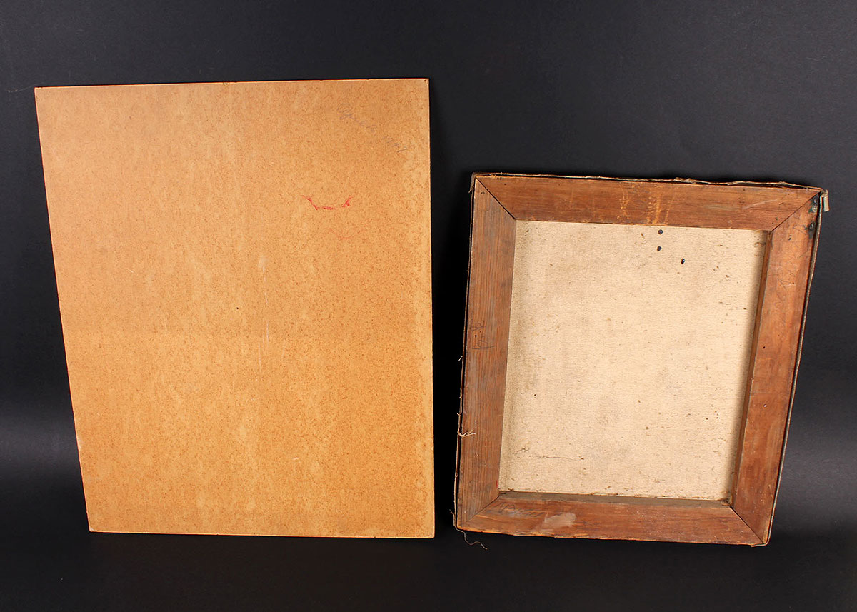 Pair of Oil Portrait Paintings