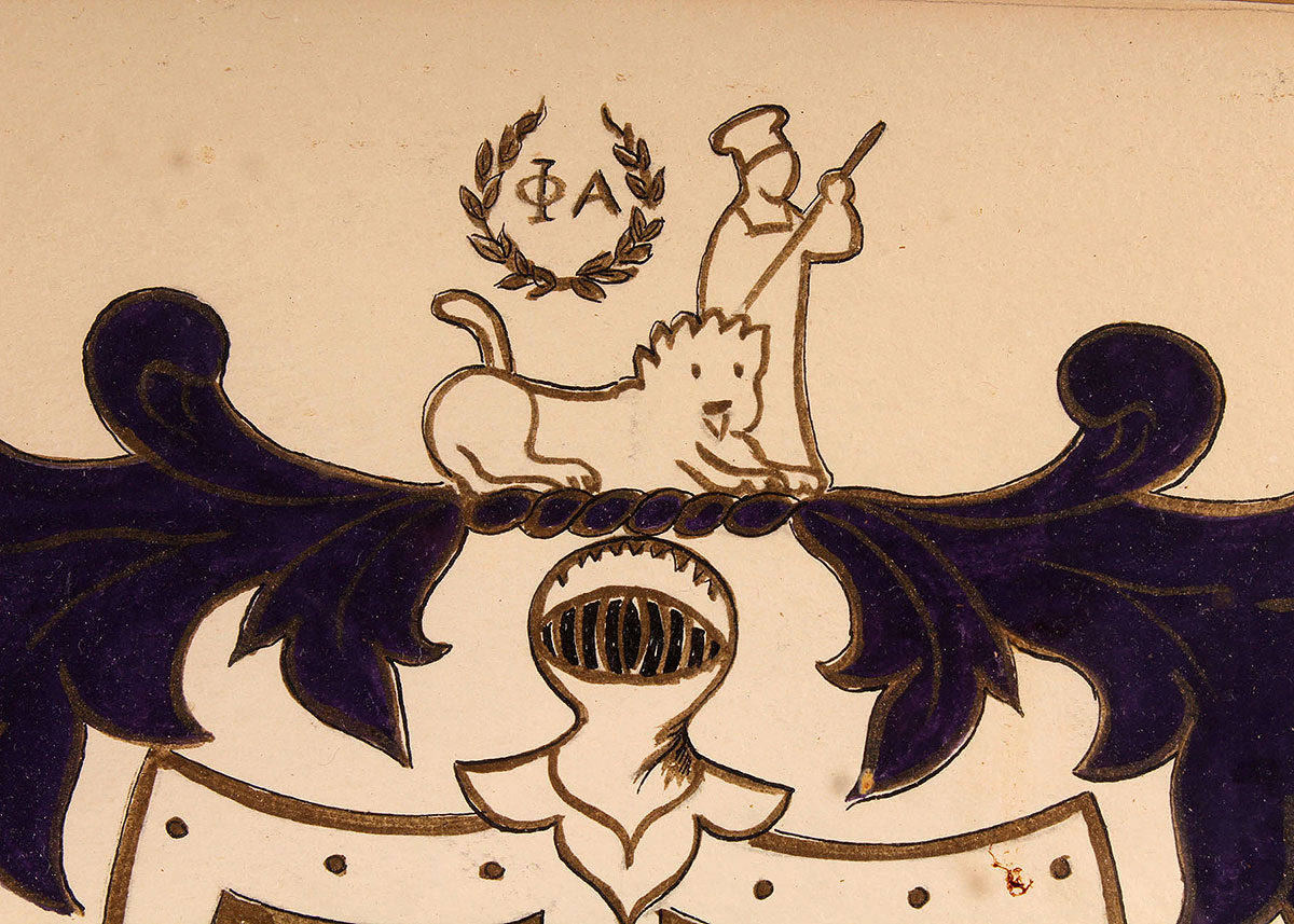 Framed Greek Shield Illustrations