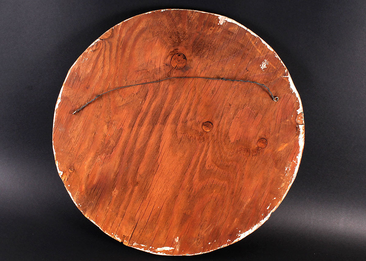 Hand-Painted Wooden Folk Sign