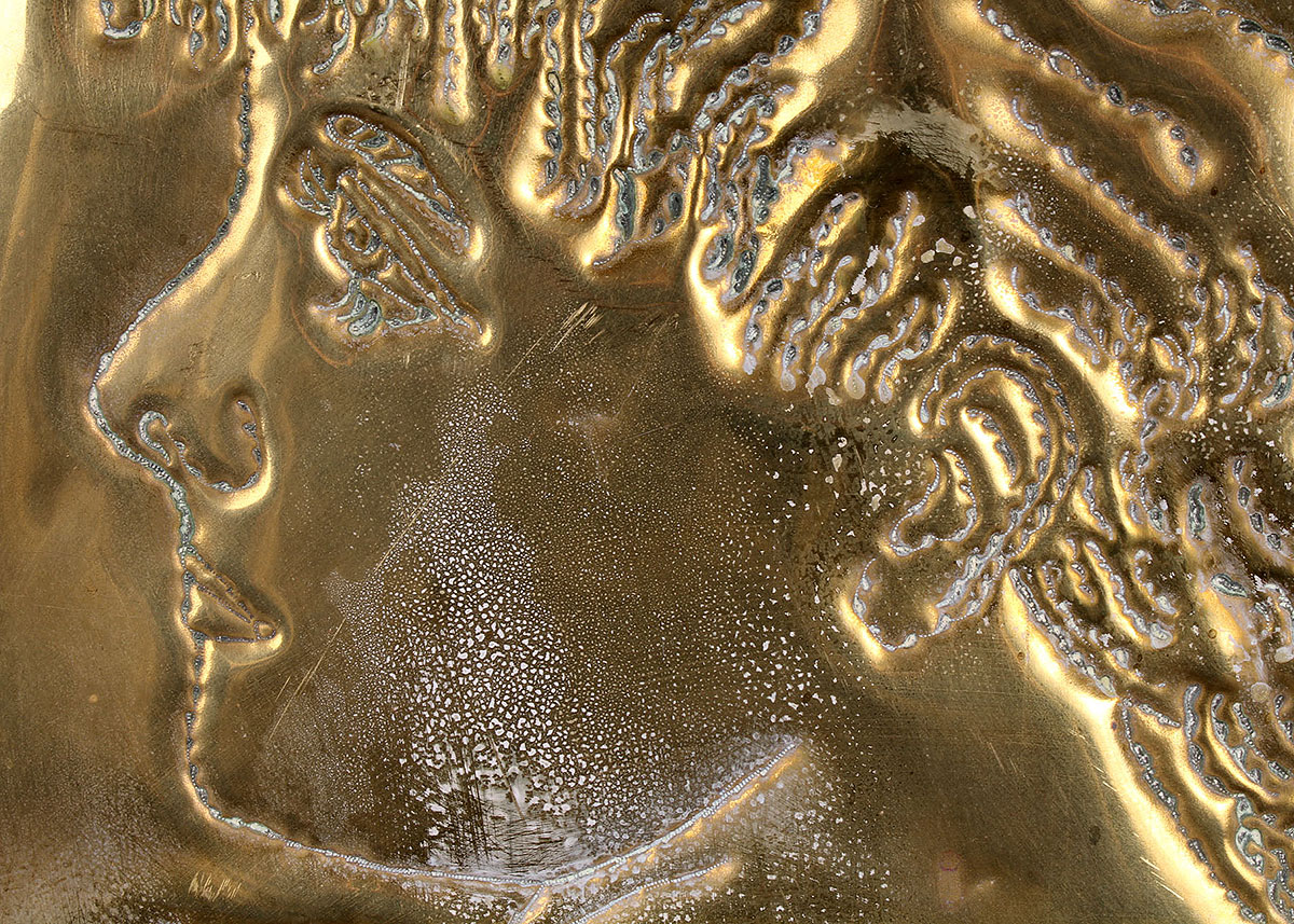 Embossed Tin Portrait