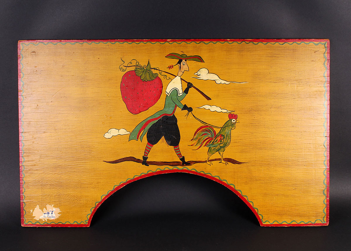 Hand-Painted Decorative Board