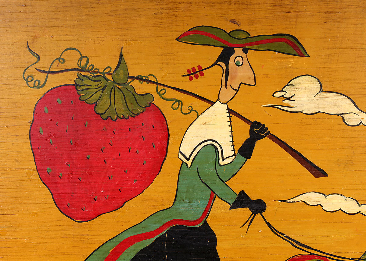 Hand-Painted Decorative Board