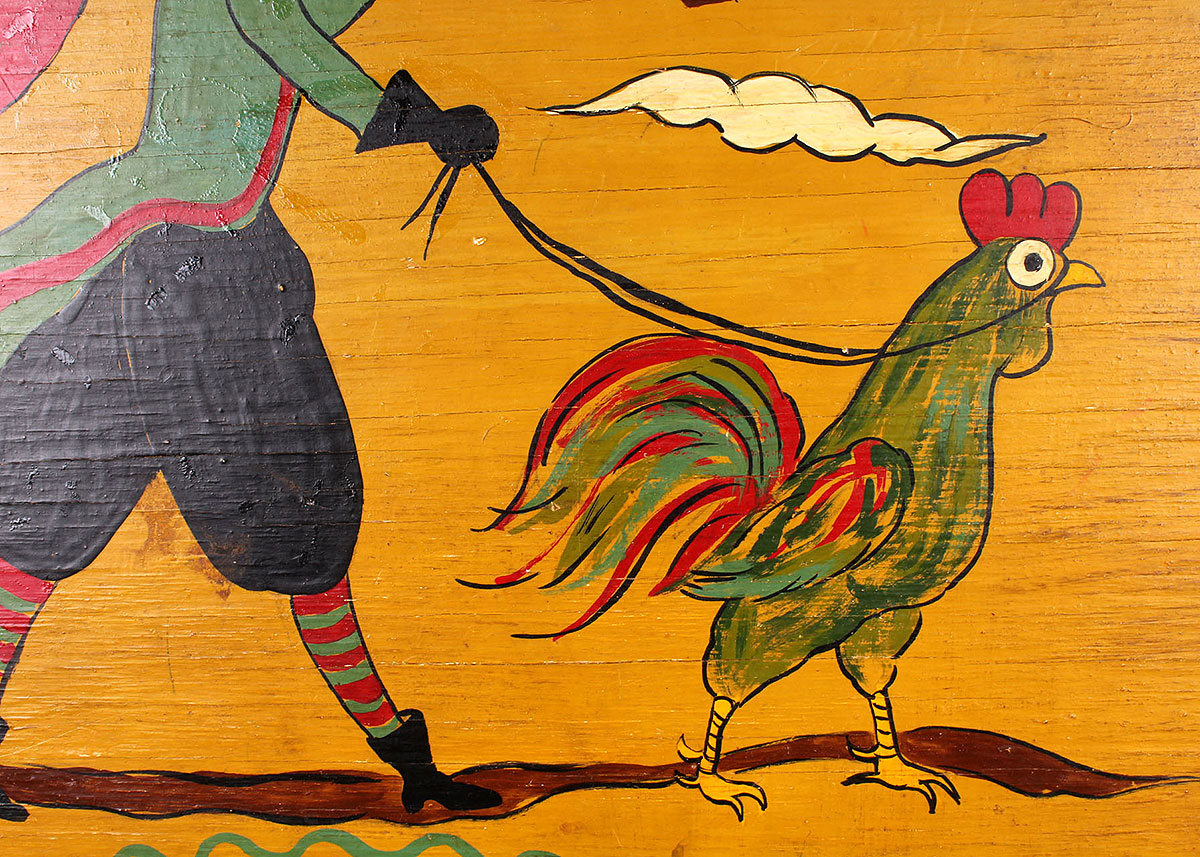 Hand-Painted Decorative Board