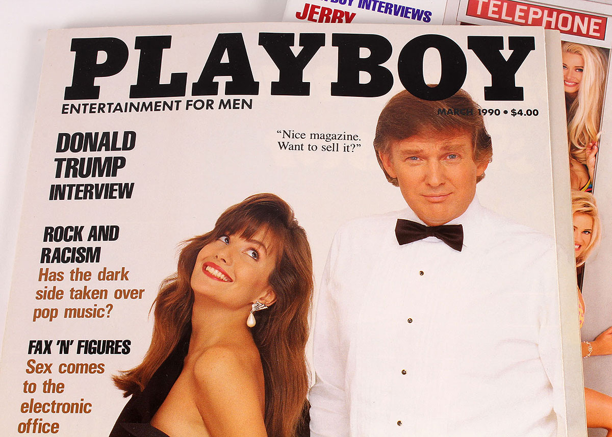 Playboy Magazine Male Celebrity Editions Featuring Donald Trump