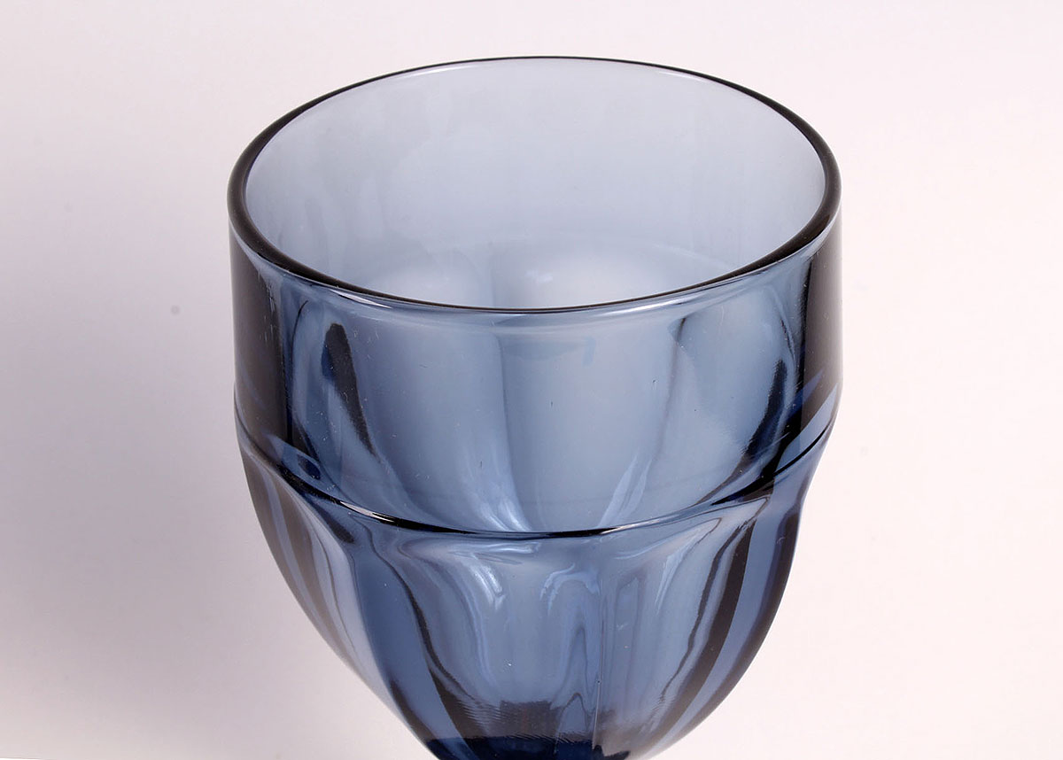 Libbey Duratuff Gibralter Dusty Blue Iced Tea Glasses