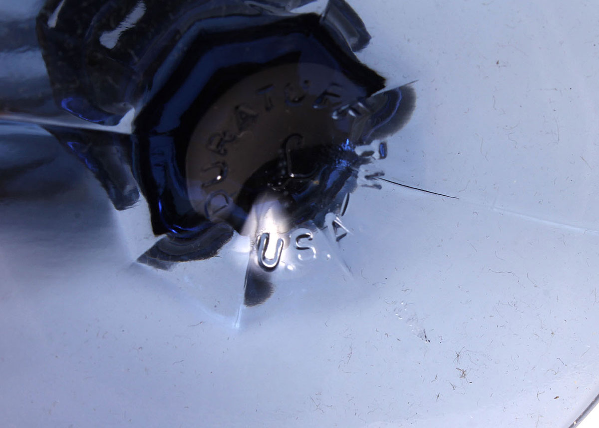 Libbey Duratuff Gibralter Dusty Blue Iced Tea Glasses