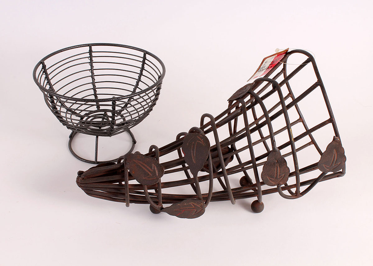 Metal Wire Baskets and Decor