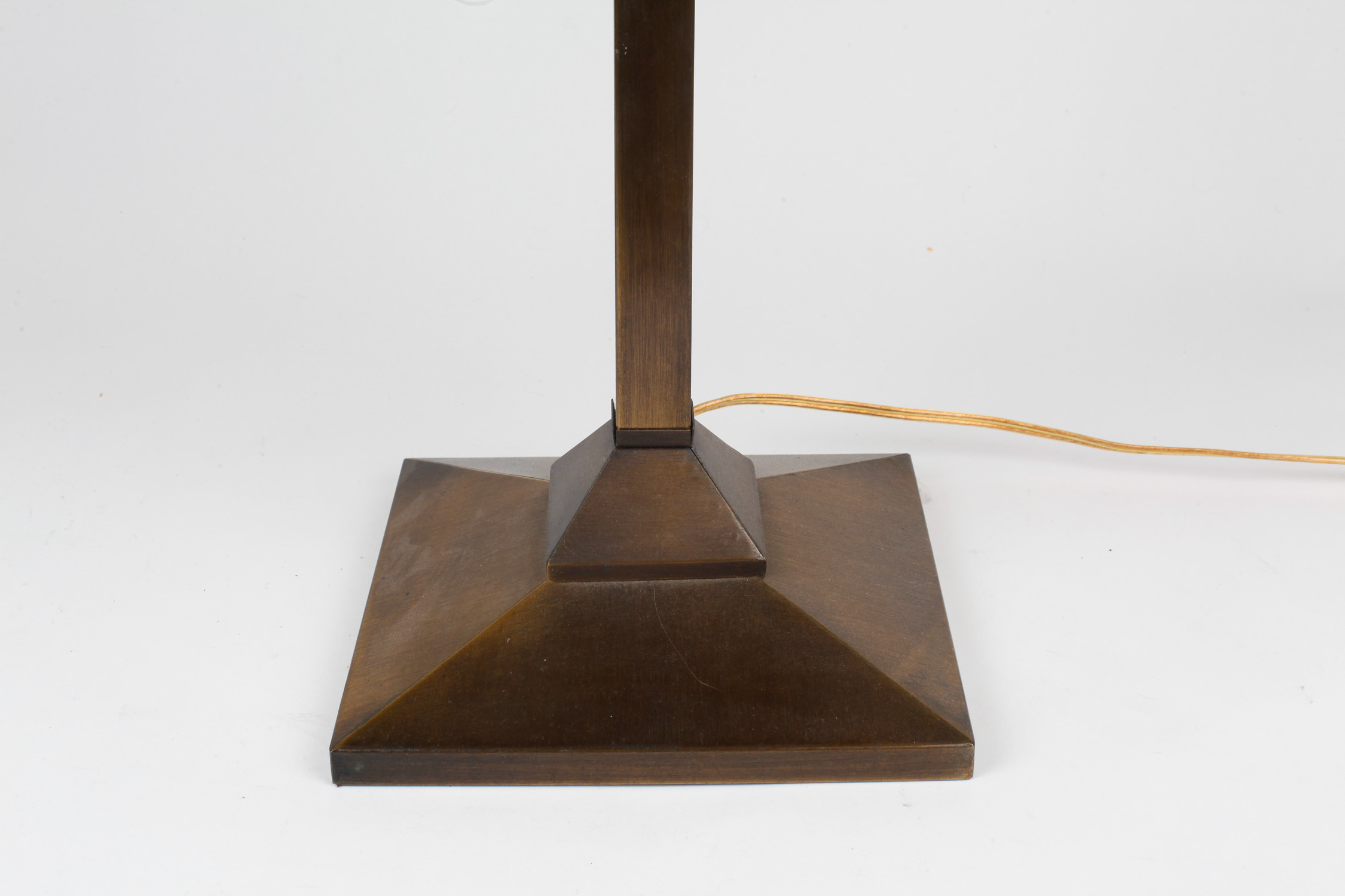 Arts and Crafts Movement Stained Glass Table Lamp