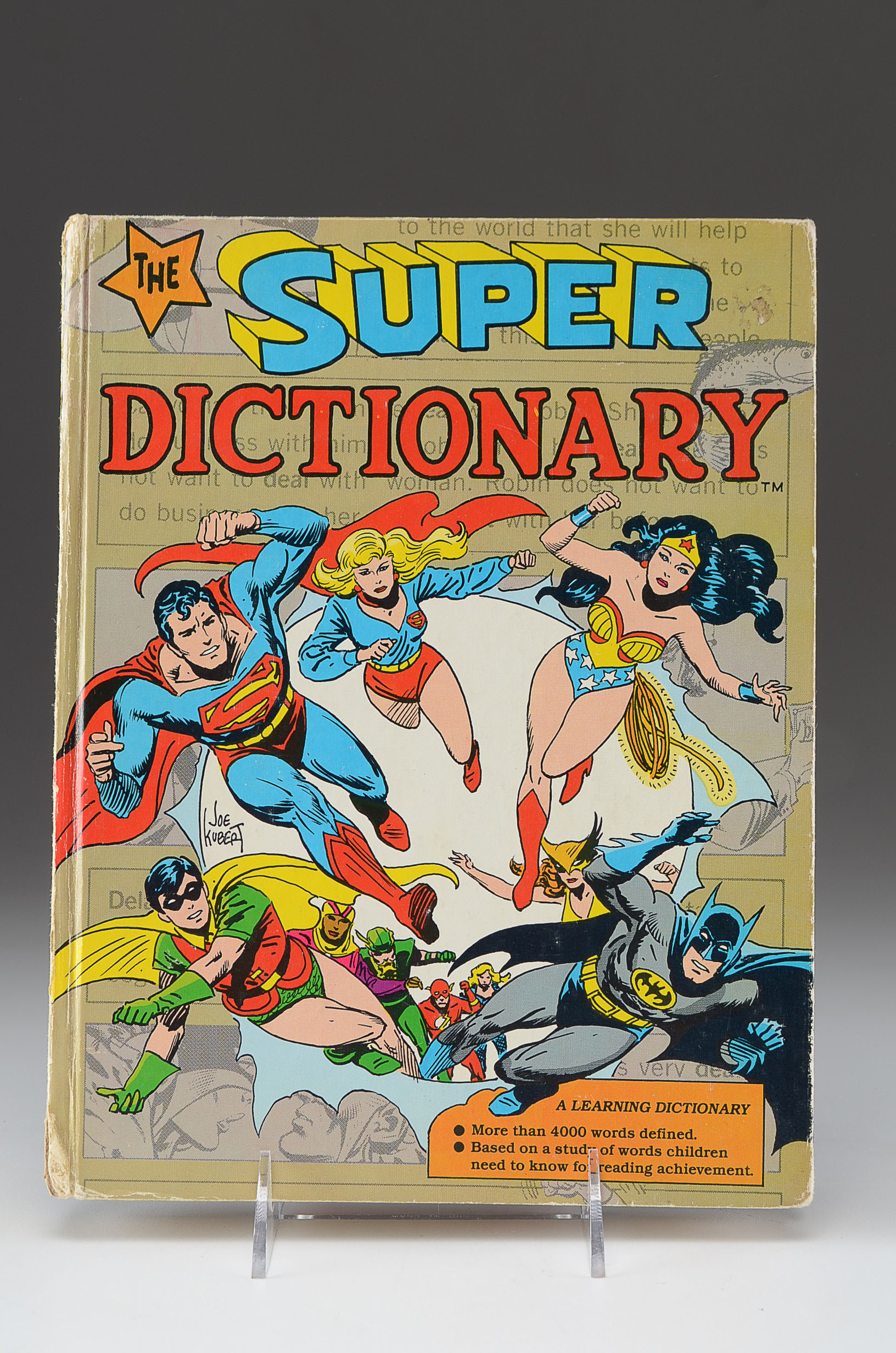 "The Super Dictionary" With DC Comics Reference, circa 1978