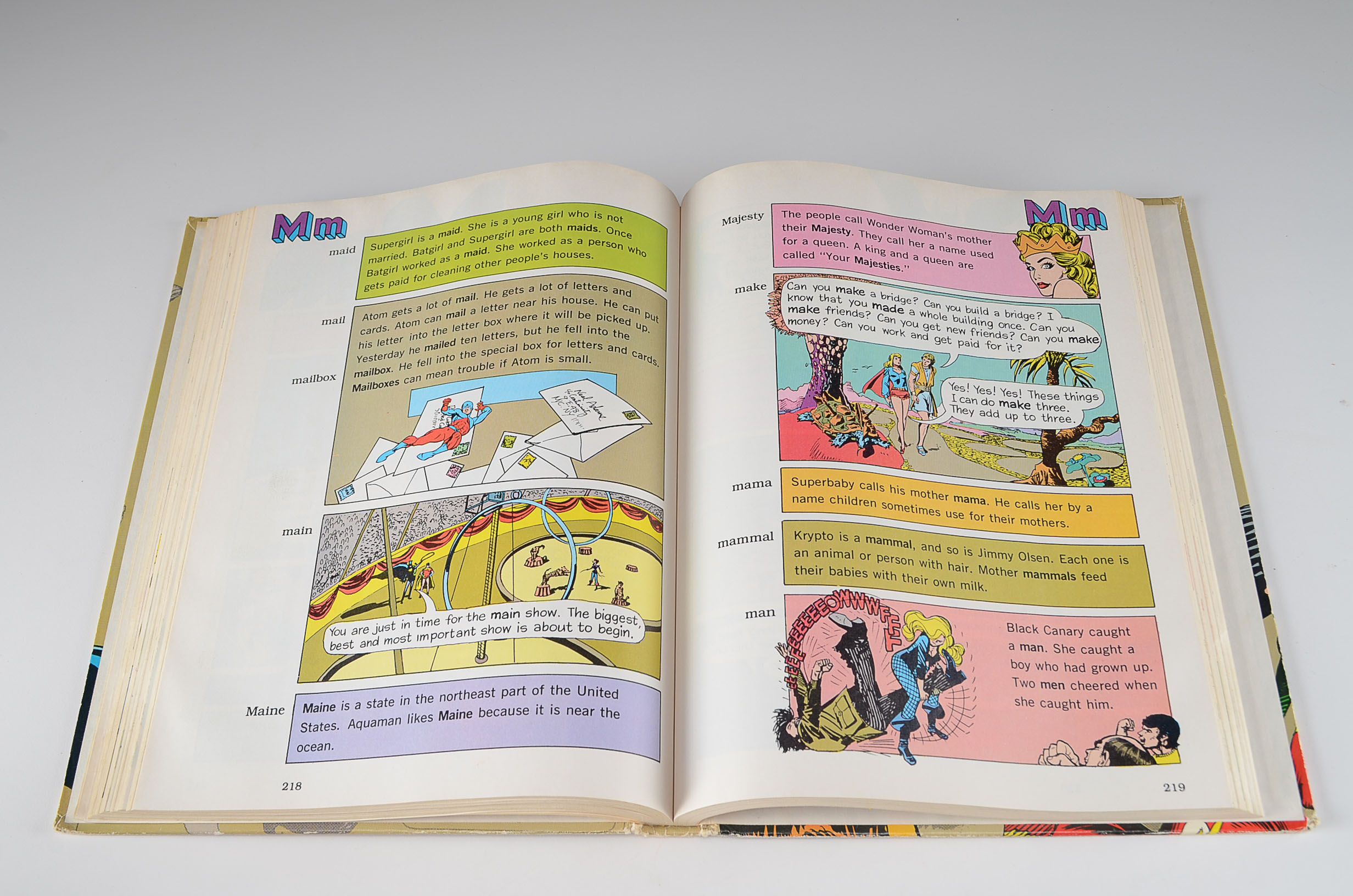 "The Super Dictionary" With DC Comics Reference, circa 1978