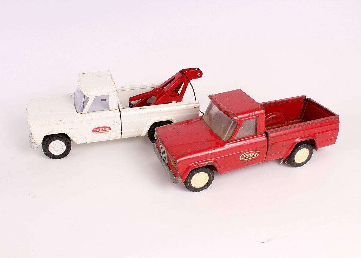 Vintage Tonka and Hubley Die-Cast Toy Vehicles