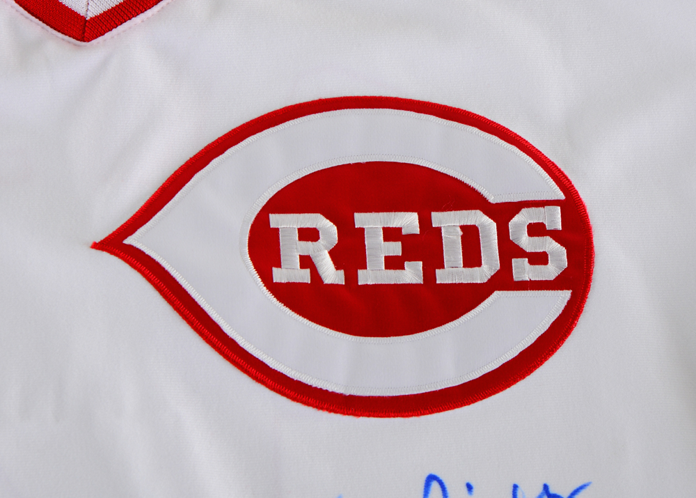 Big Red Machine "Great 8" Signed Rose Jersey