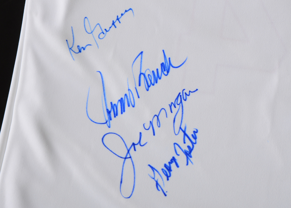 Big Red Machine "Great 8" Signed Rose Jersey