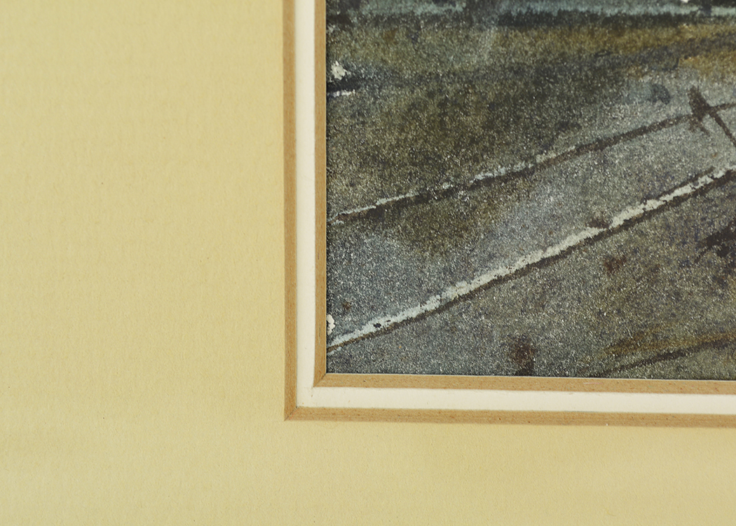 Framed Original Signed Watercolor by Keith Spears Jr. from 1976