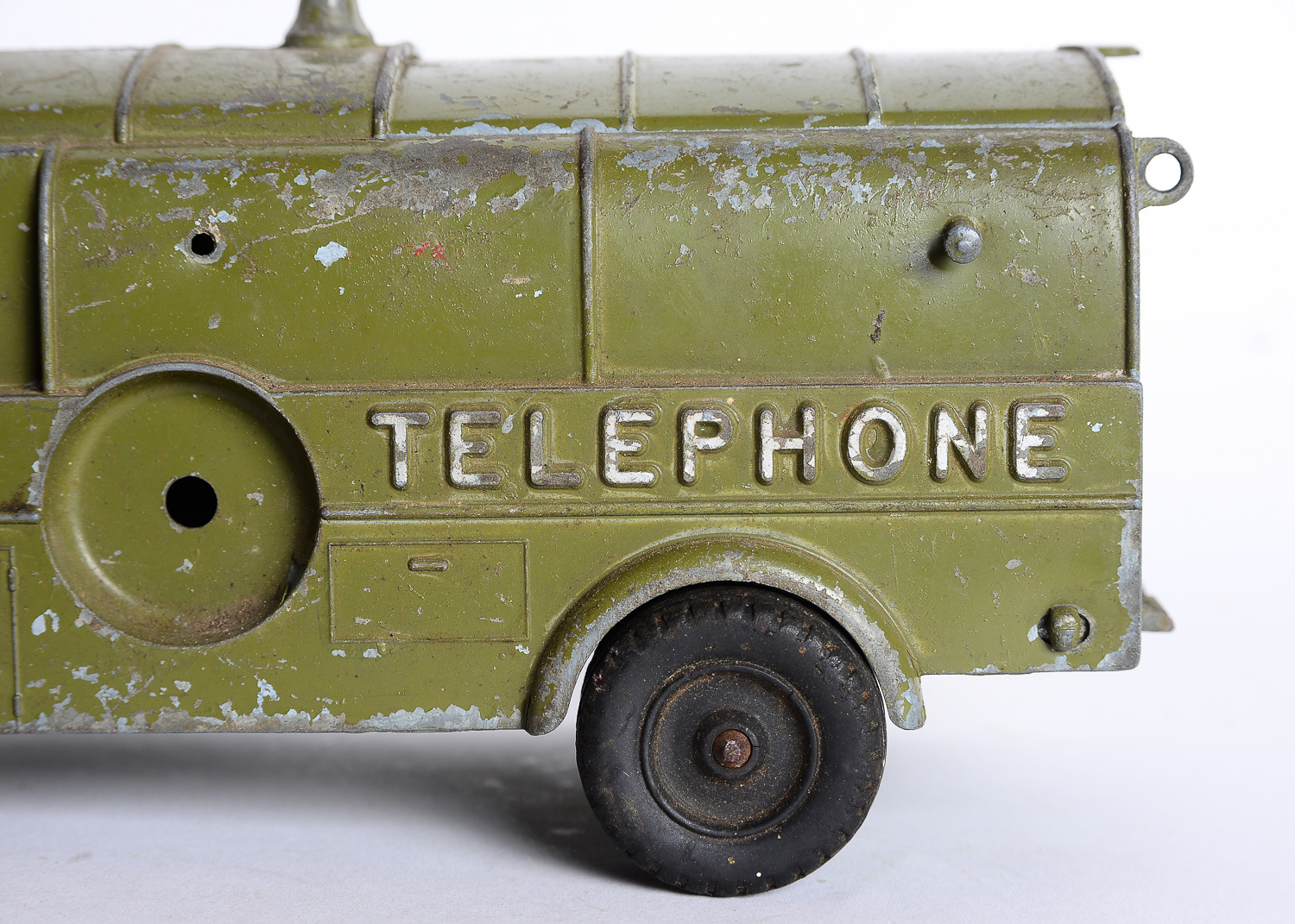 Vintage Bell Telephone Metal Toy Truck