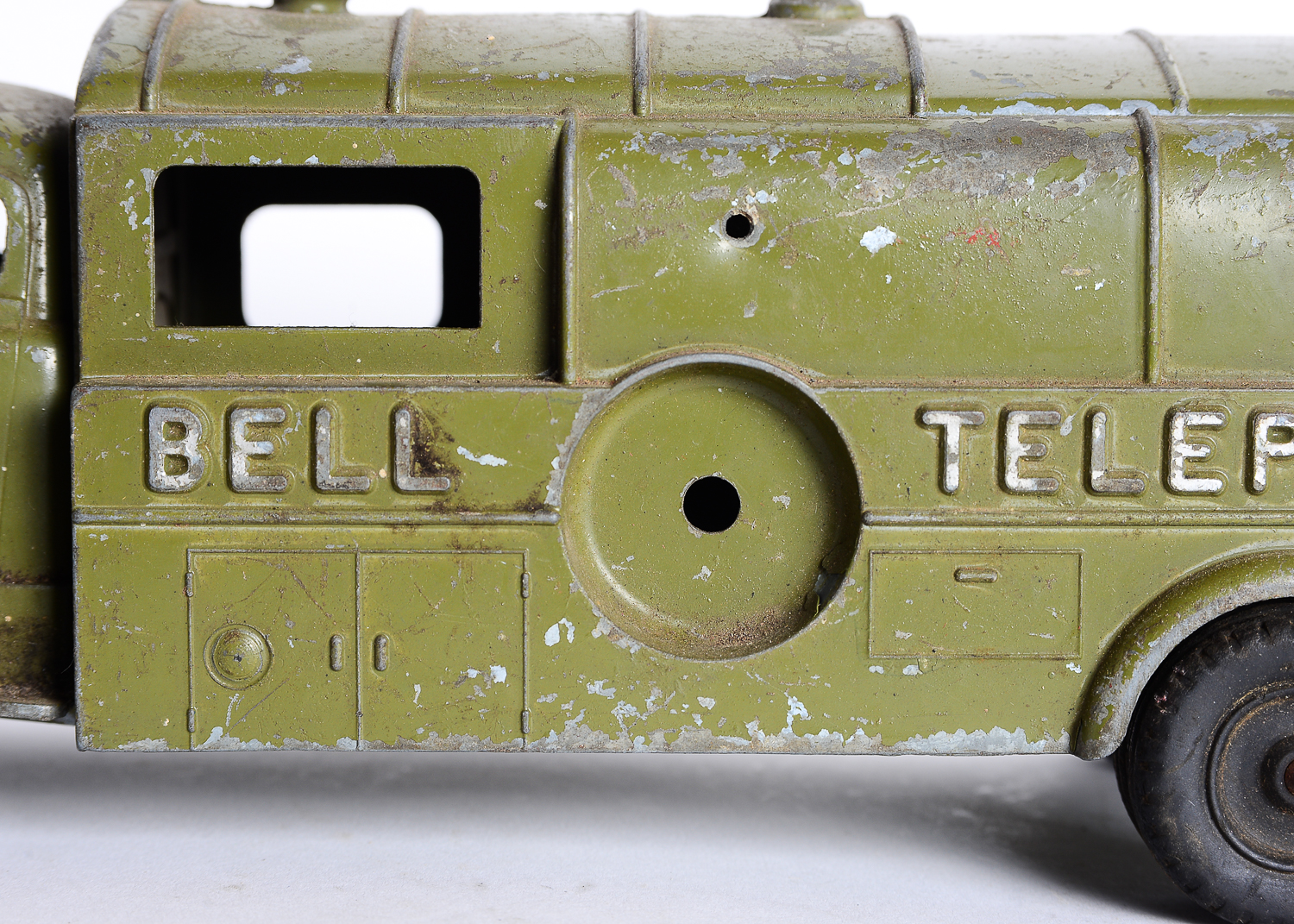 Vintage Bell Telephone Metal Toy Truck