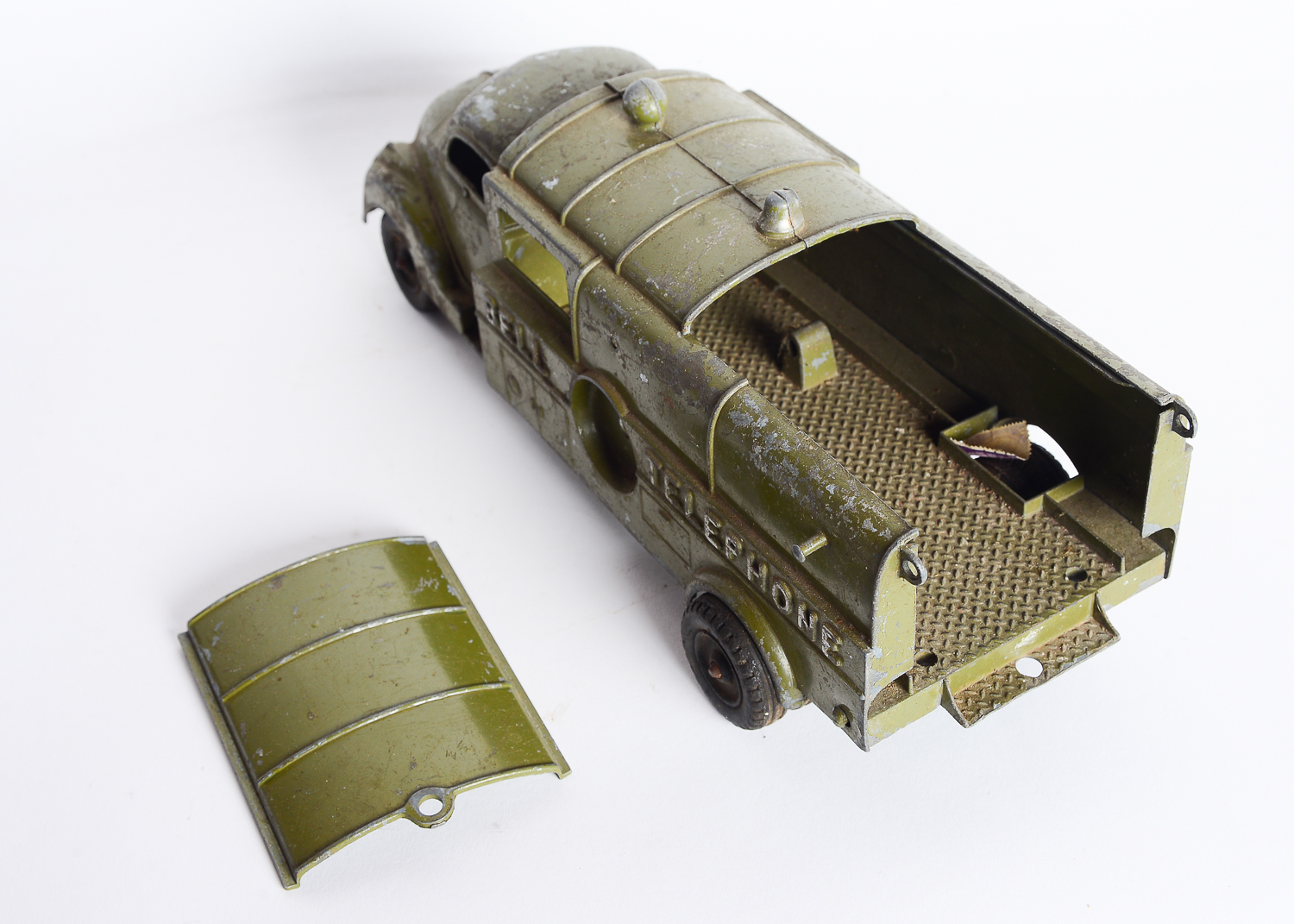 Vintage Bell Telephone Metal Toy Truck