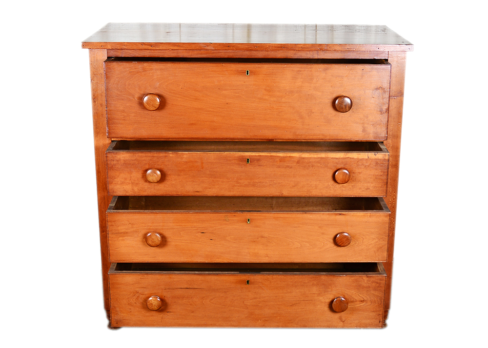 Antique American Federal Cherry Chest of Drawers
