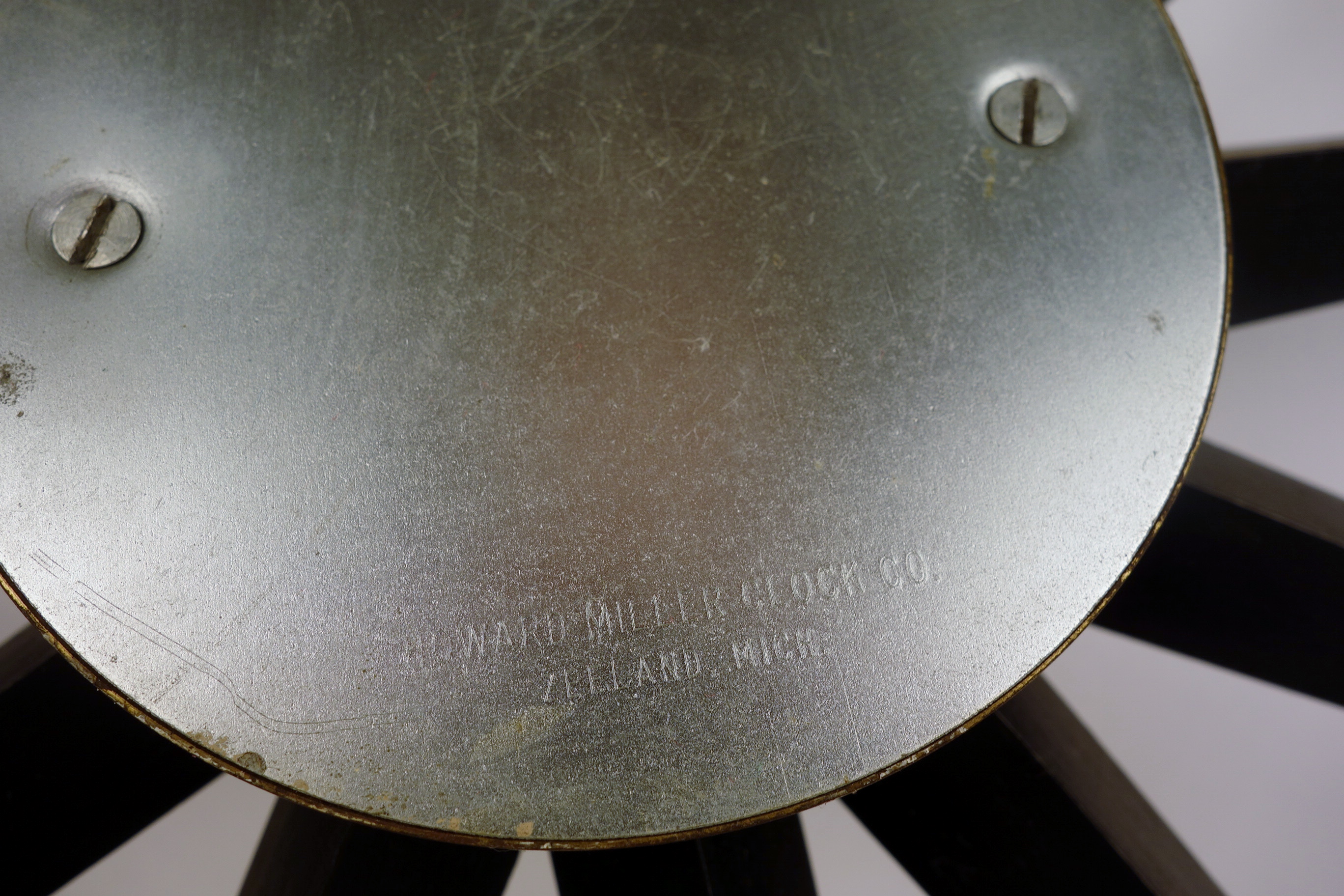 Mid Century Modern George Nelson for Howard Miller Wall Clock