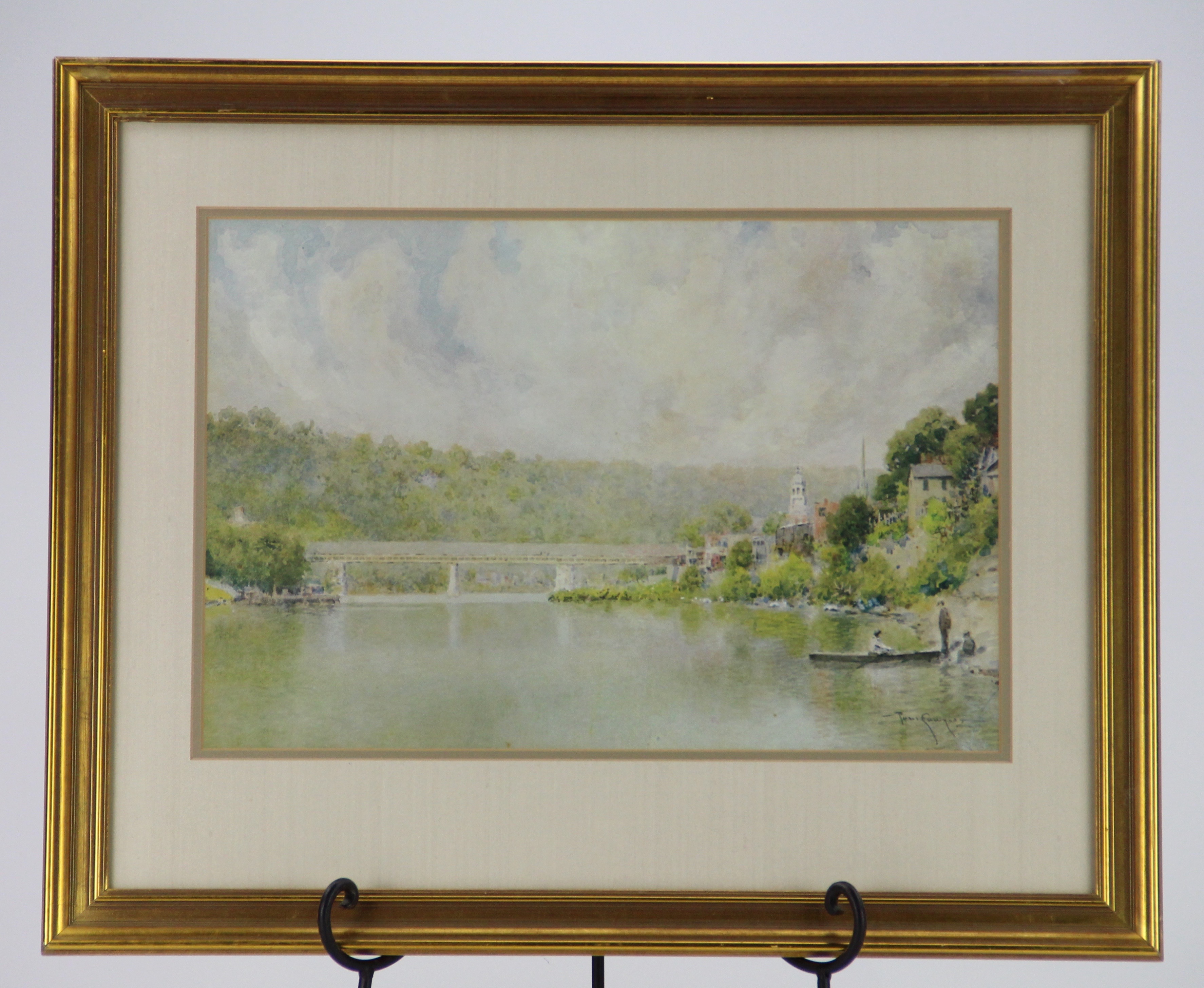 Paul Sawyier "Covered Bridge in Summer" Limited Edition Lithograph