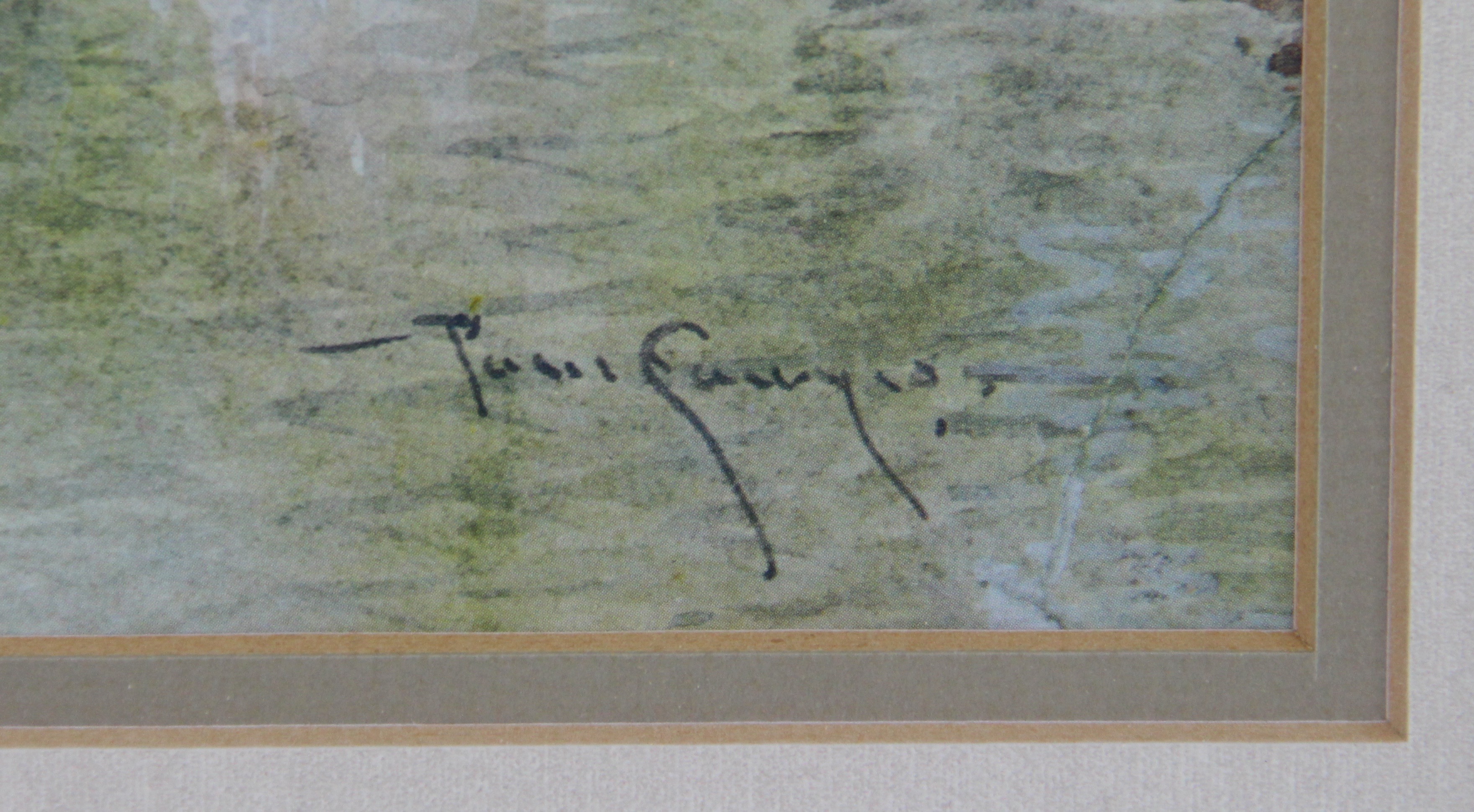 Paul Sawyier "Covered Bridge in Summer" Limited Edition Lithograph