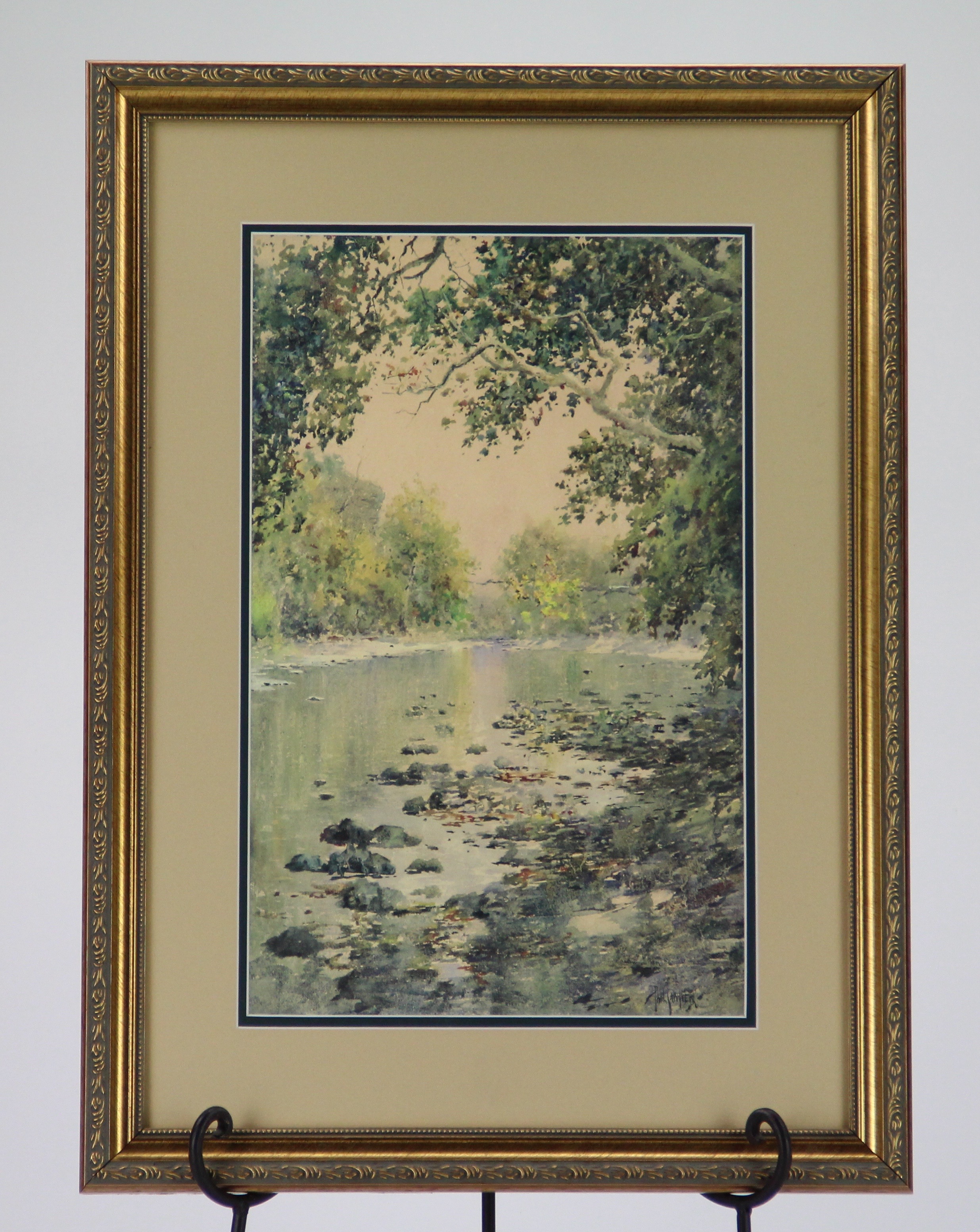 Paul Sawyier "Church's Grove" Limited Edition Lithograph