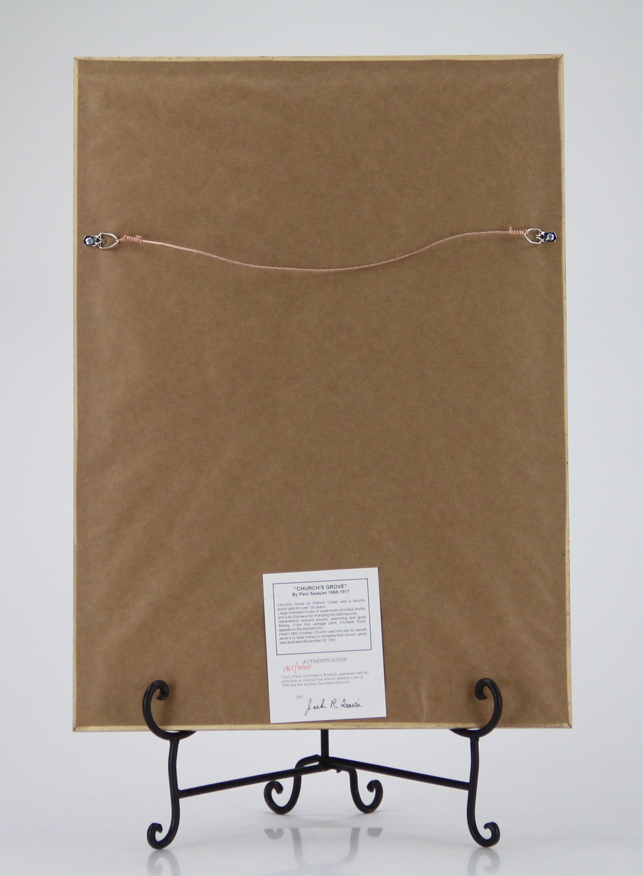 Paul Sawyier "Church's Grove" Limited Edition Lithograph