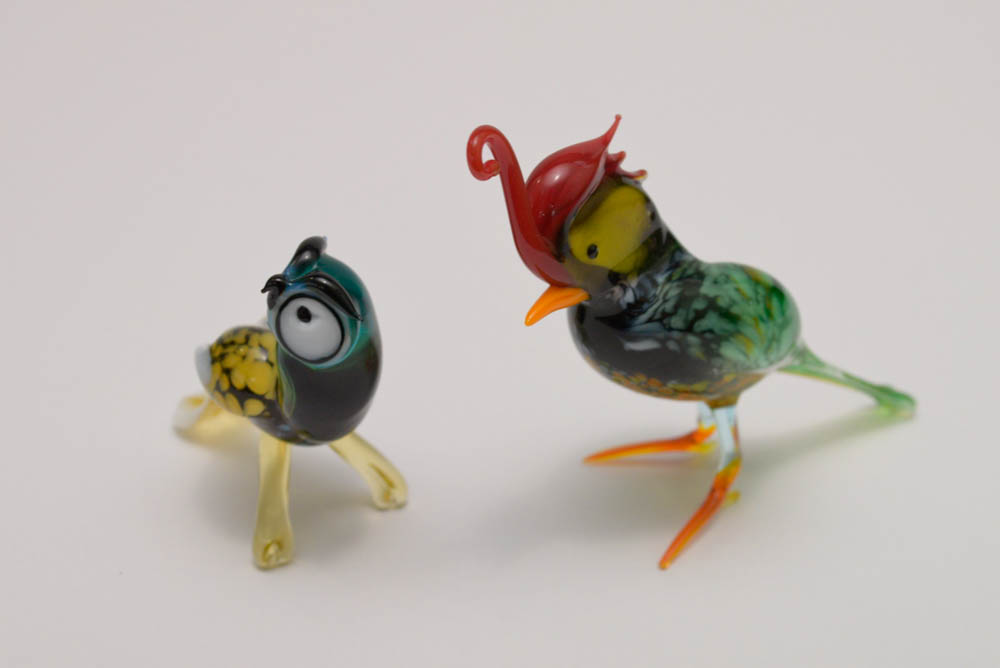 Collection of Vintage Art Glass Animal Figurines