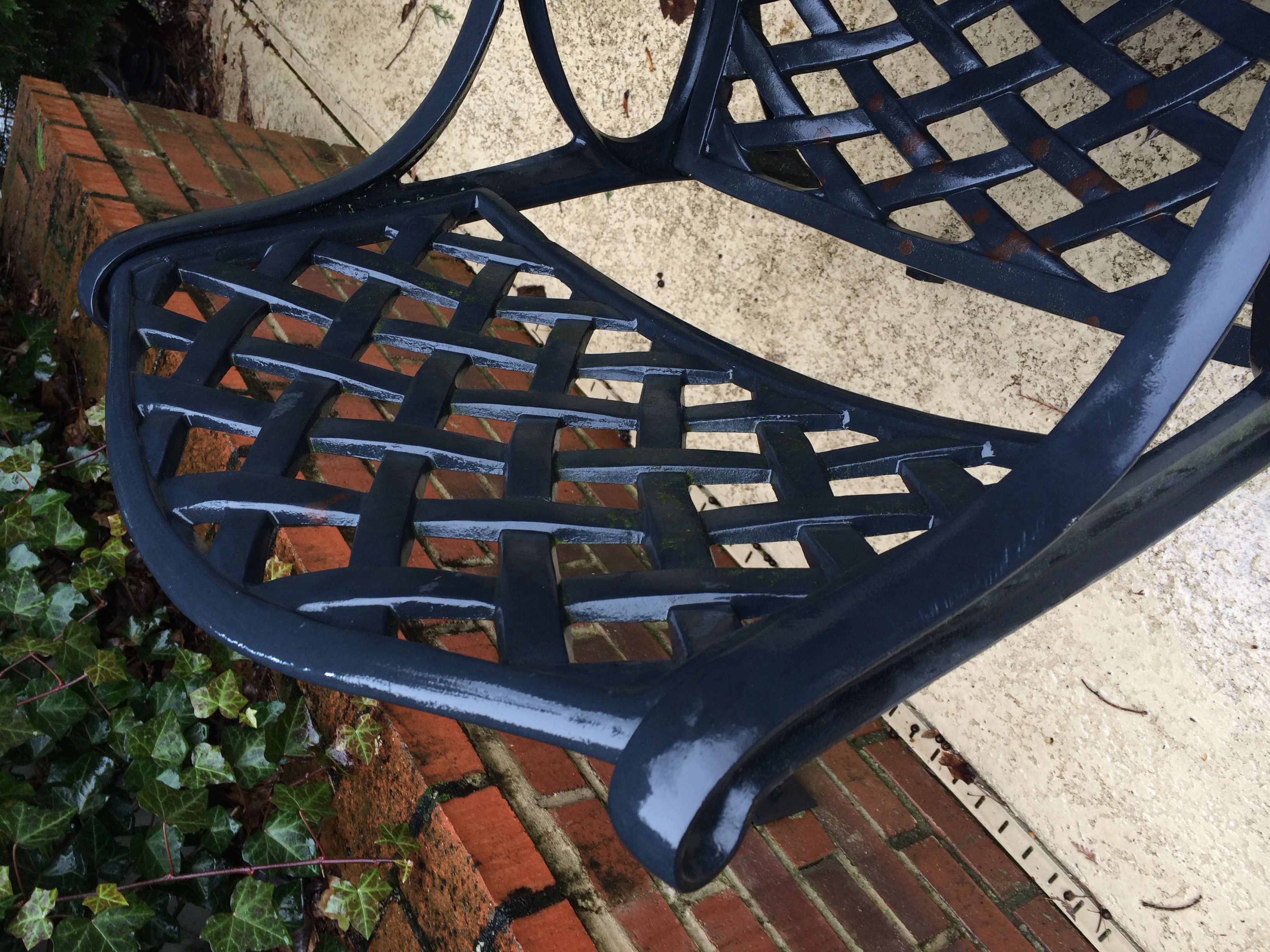 Cast Iron Bistro Table and Chairs