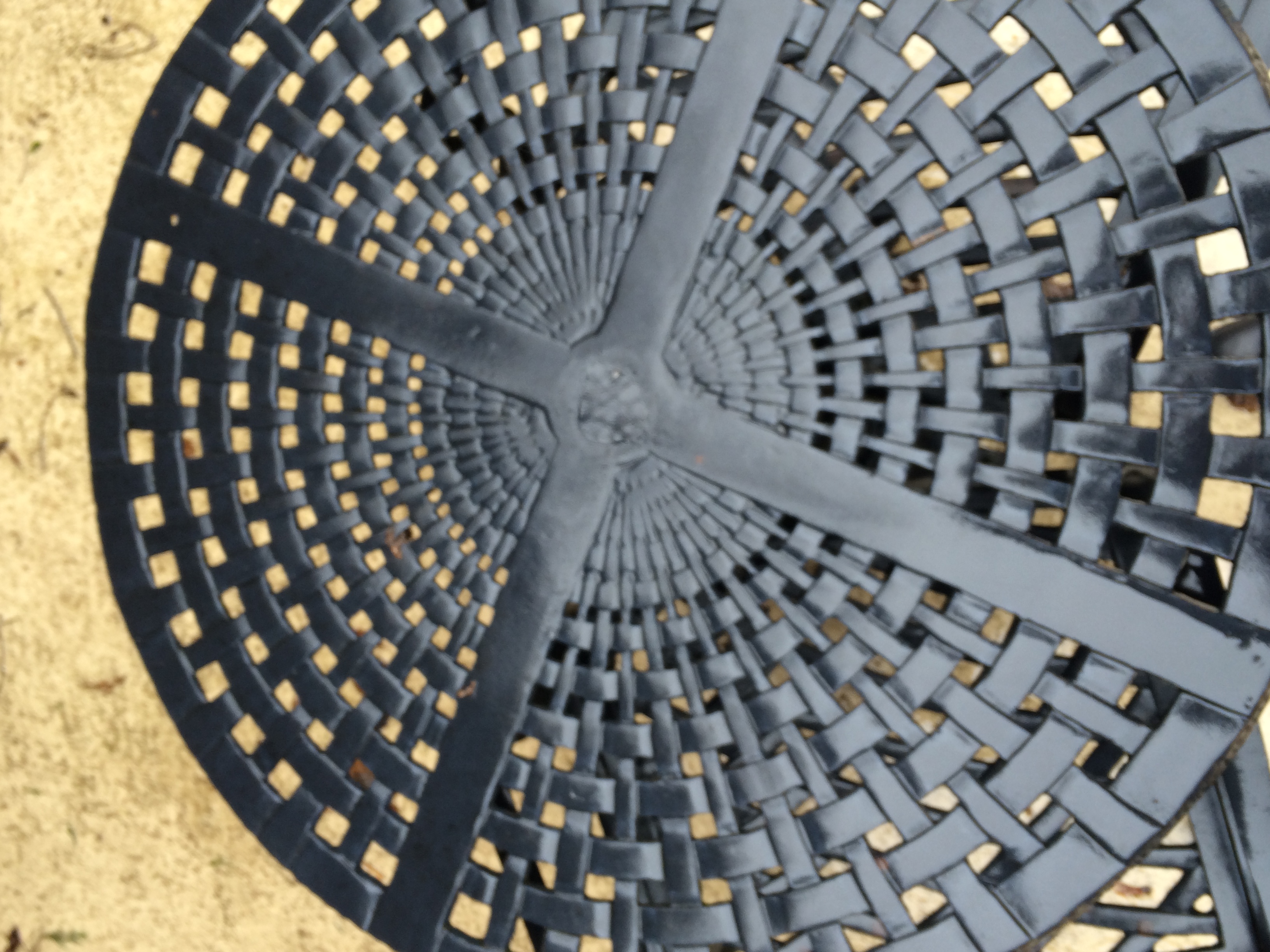 Cast Iron Bistro Table and Chairs